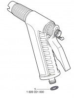 Bosch 0 600 802 101 ASP 300 AQUA-CONTR. Spray Pistol Spare Parts